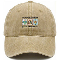 Nativity Scene Christian Christmas Washed Cotton Baseball Cap Feliz Navidad