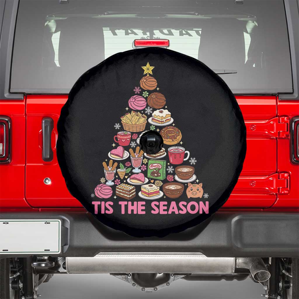 Tis The Season Mexican Christmas Spare Tire Cover - Wonder Print Shop