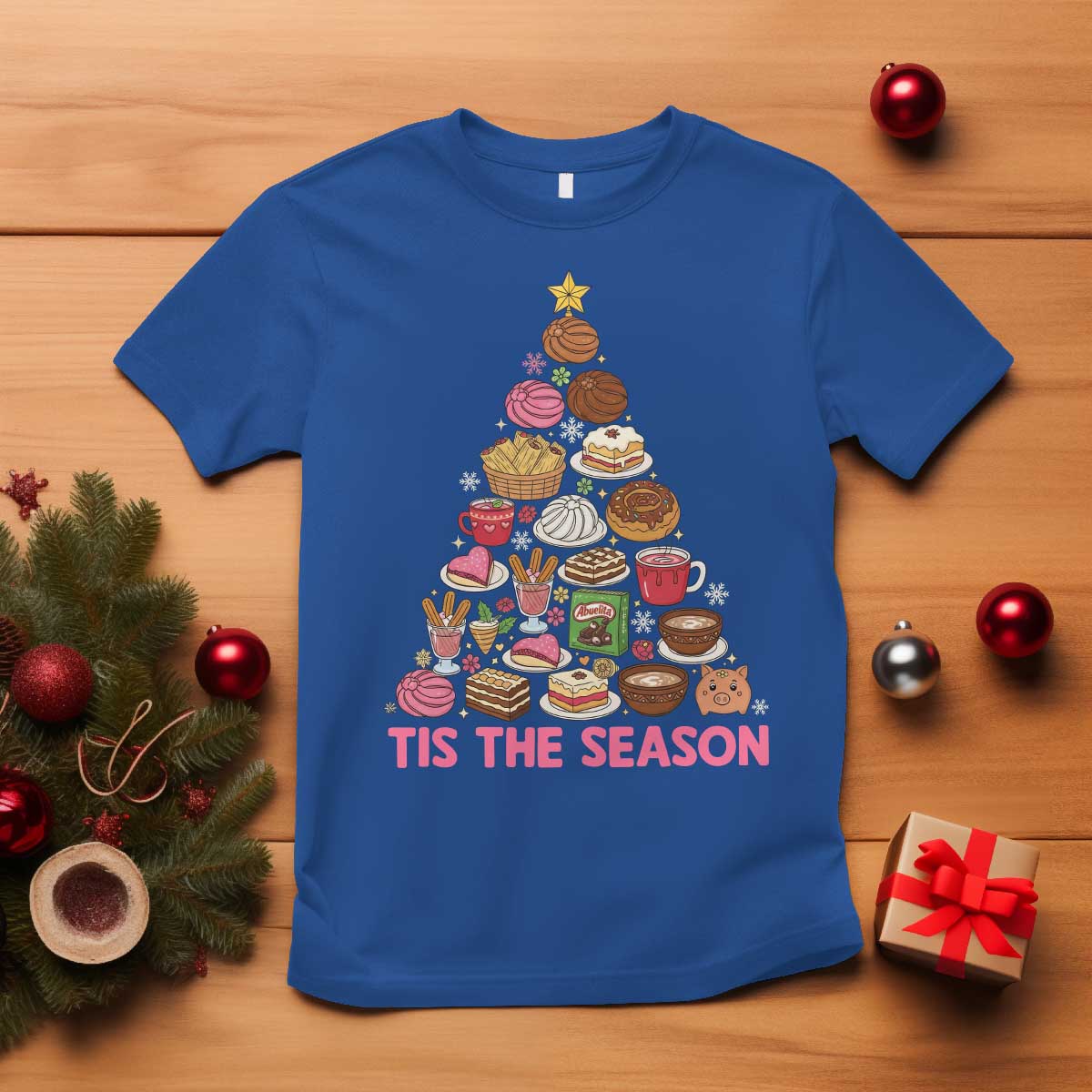 Tis The Season Mexican Christmas T Shirt - Wonder Print Shop