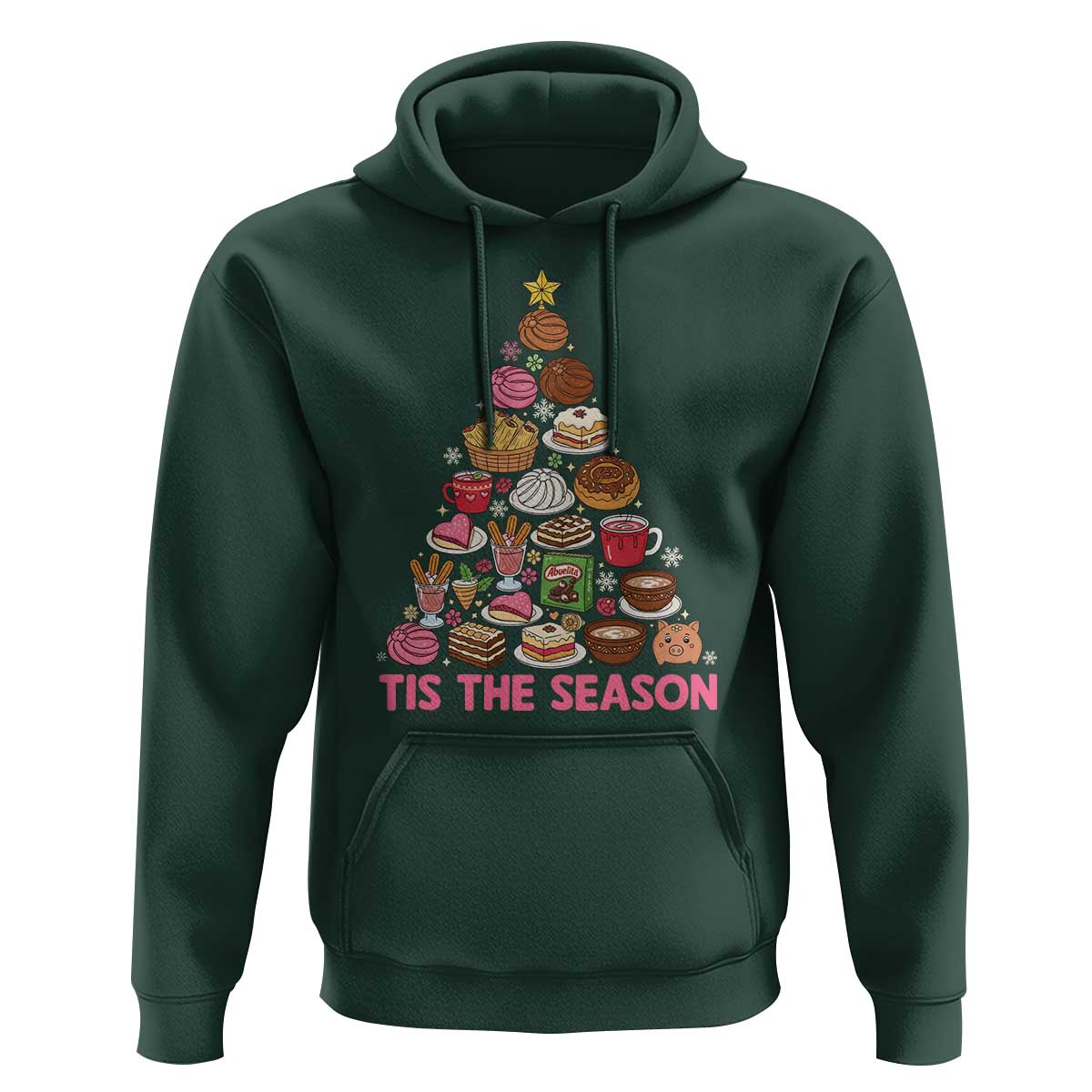 Tis The Season Mexican Christmas Hoodie - Wonder Print Shop