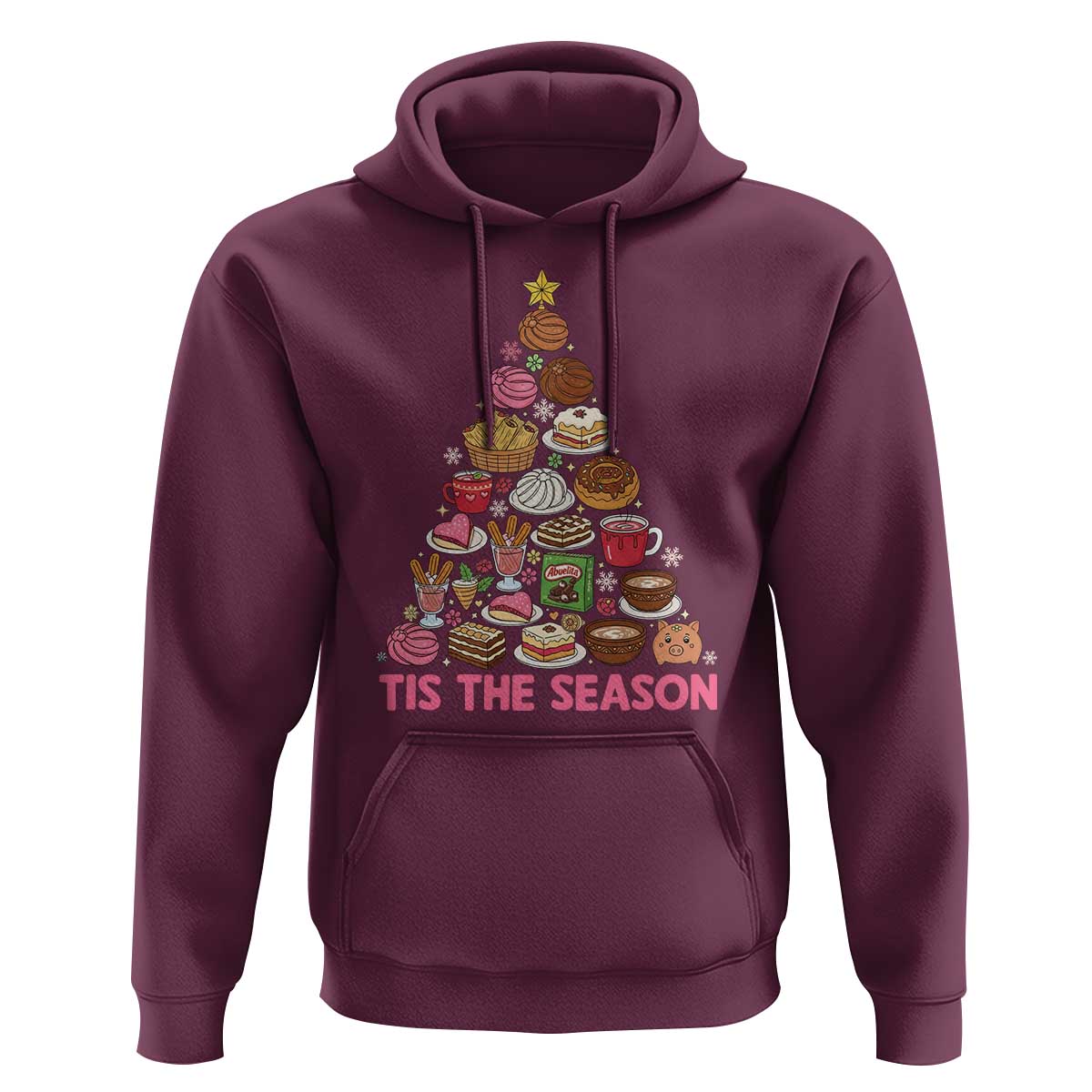 Tis The Season Mexican Christmas Hoodie - Wonder Print Shop