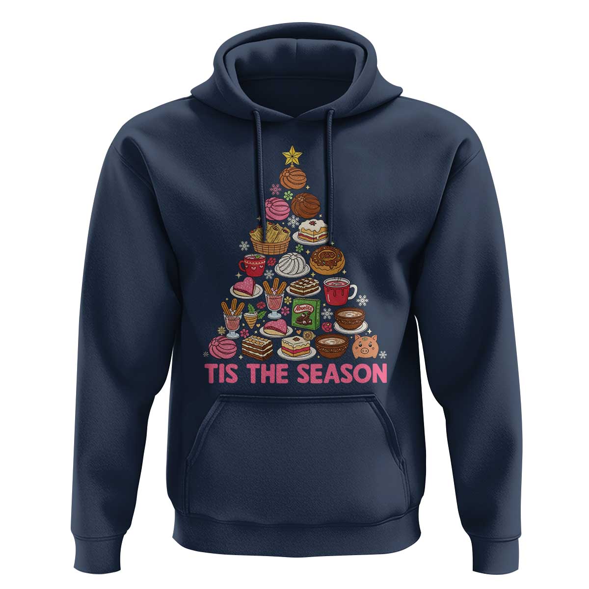 Tis The Season Mexican Christmas Hoodie - Wonder Print Shop