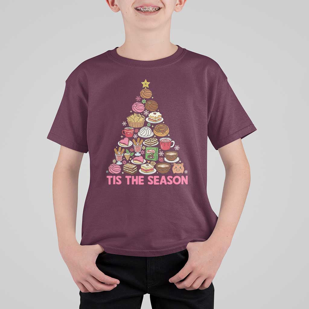 Tis The Season Mexican Christmas T Shirt For Kid - Wonder Print Shop