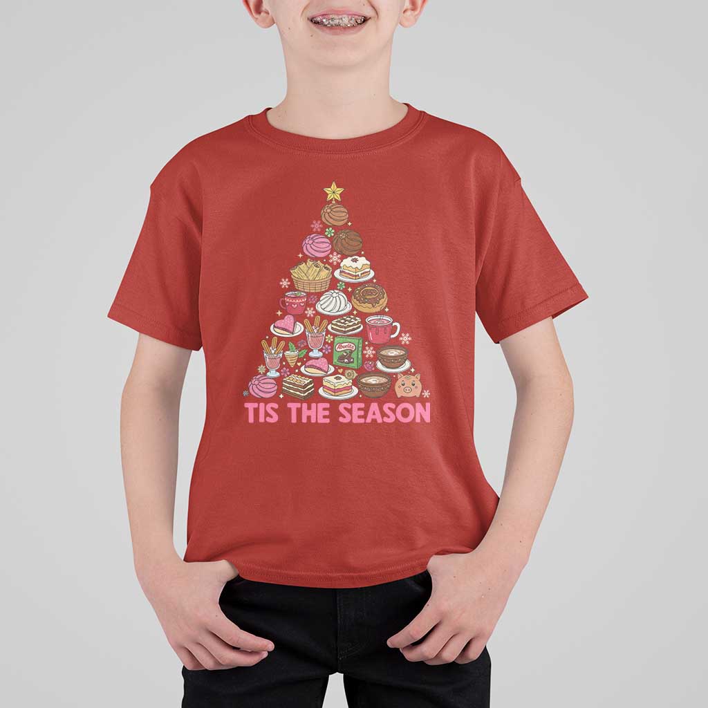 Tis The Season Mexican Christmas T Shirt For Kid - Wonder Print Shop