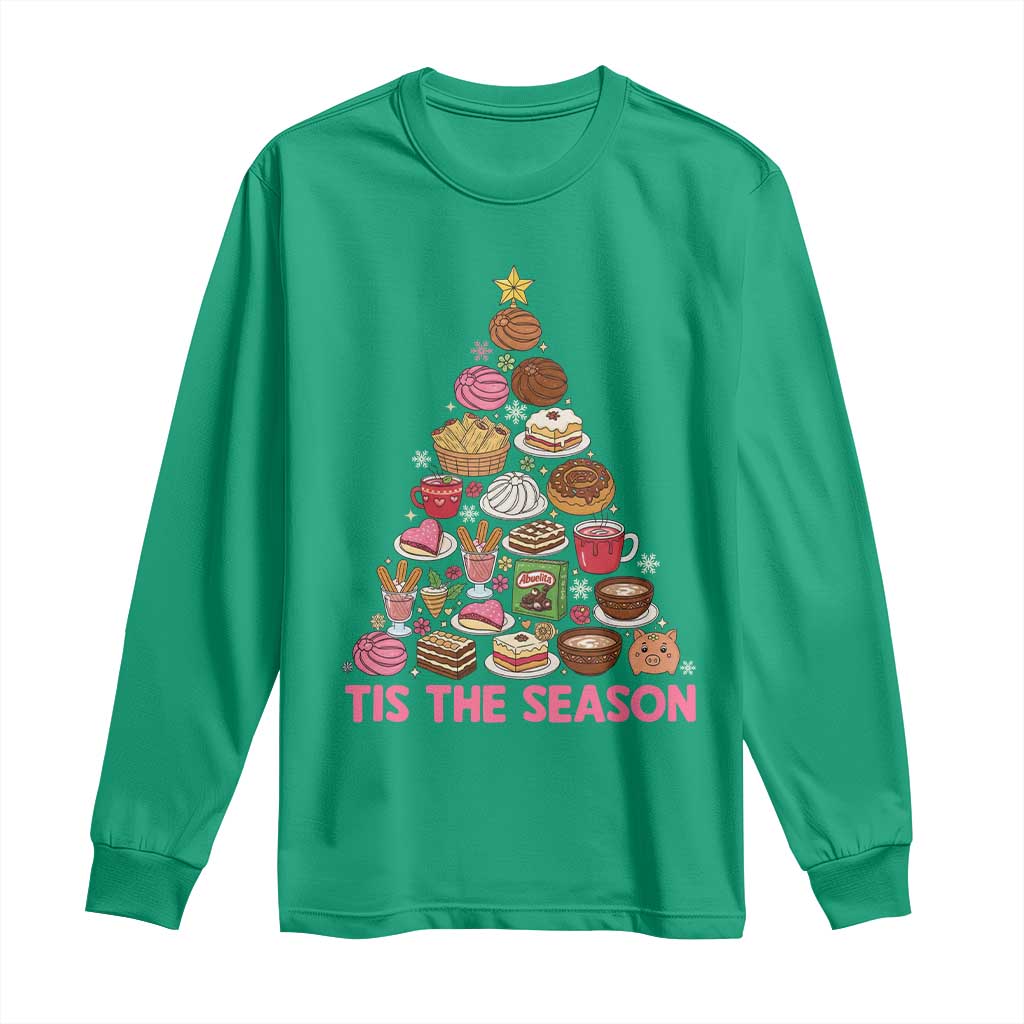 Tis The Season Mexican Christmas Long Sleeve Shirt - Wonder Print Shop