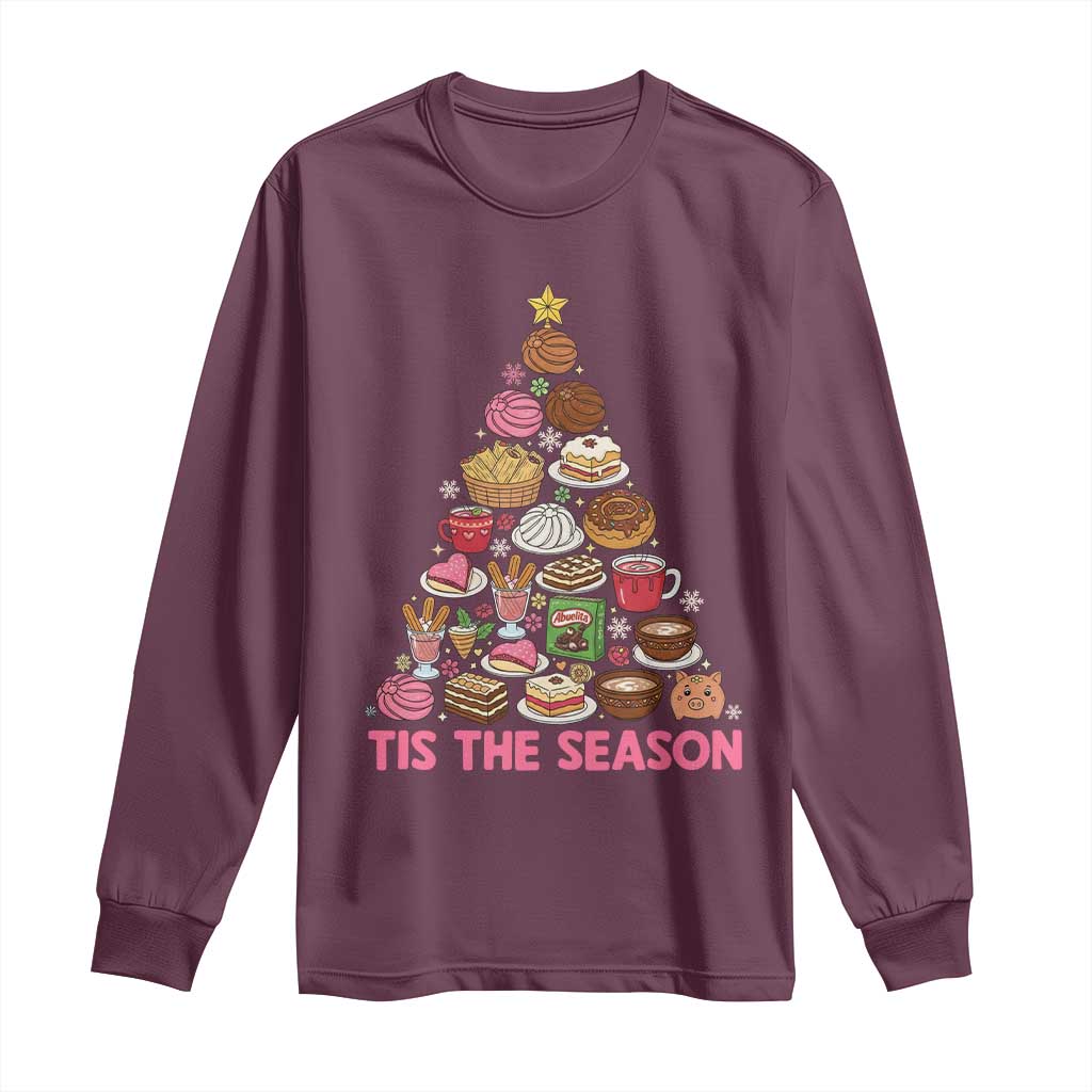 Tis The Season Mexican Christmas Long Sleeve Shirt - Wonder Print Shop