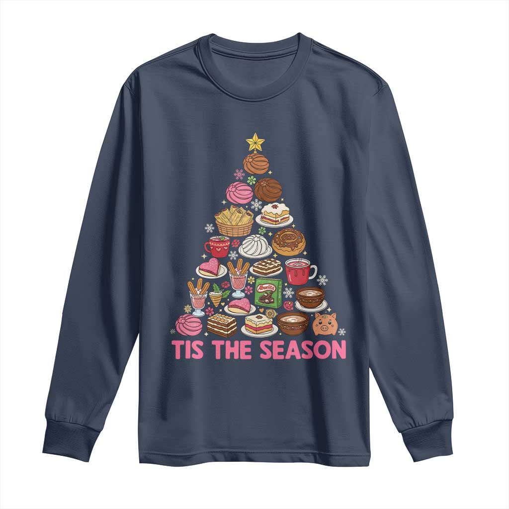 Tis The Season Mexican Christmas Long Sleeve Shirt - Wonder Print Shop