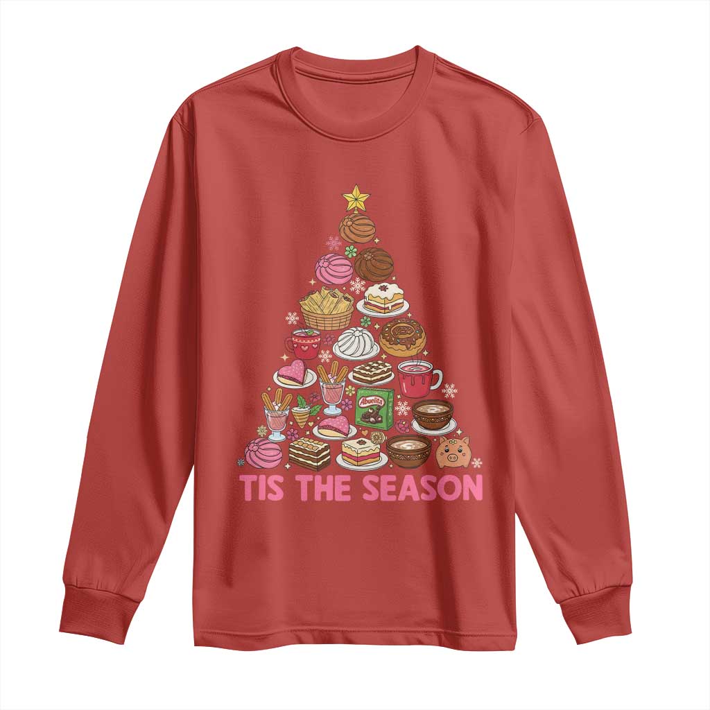 Tis The Season Mexican Christmas Long Sleeve Shirt - Wonder Print Shop