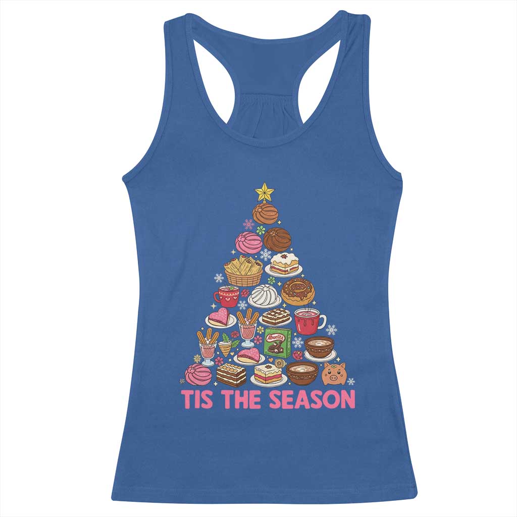 Tis The Season Mexican Christmas Racerback Tank Top - Wonder Print Shop