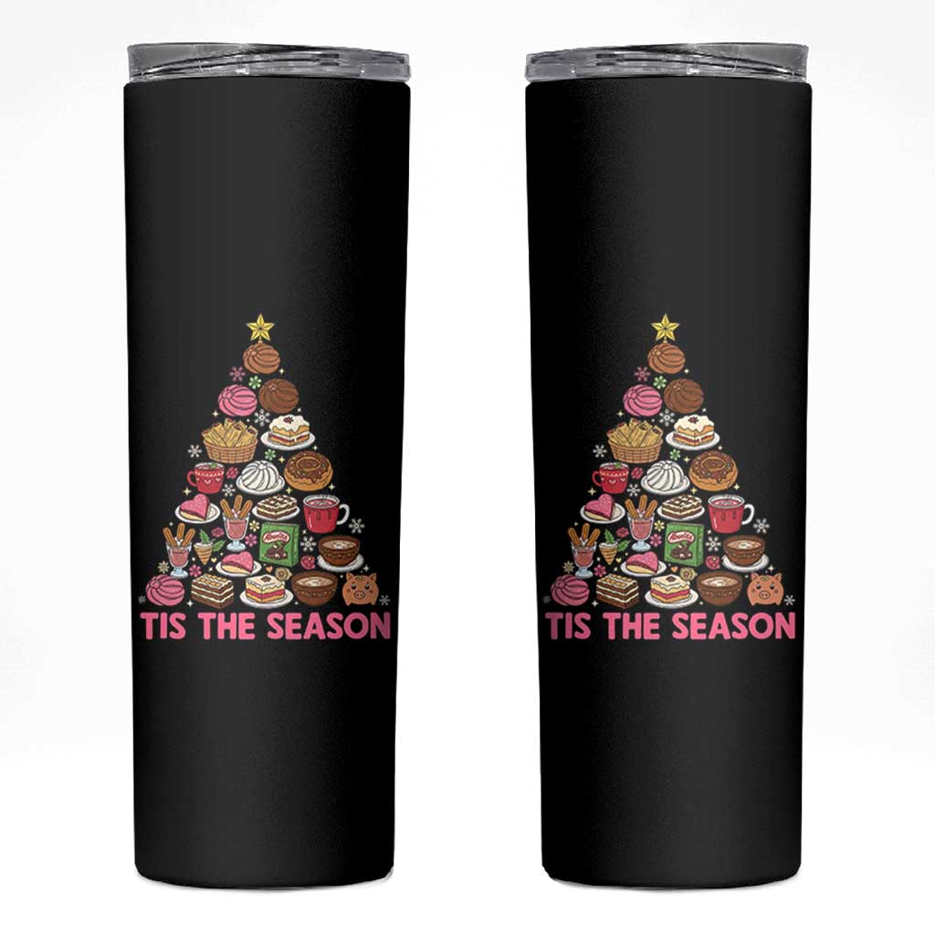 Tis The Season Mexican Christmas Skinny Tumbler - Wonder Print Shop