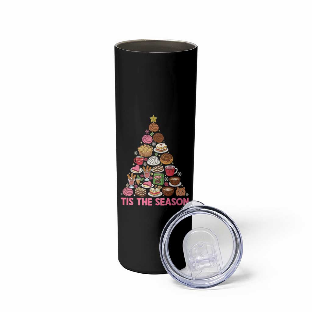 Tis The Season Mexican Christmas Skinny Tumbler - Wonder Print Shop
