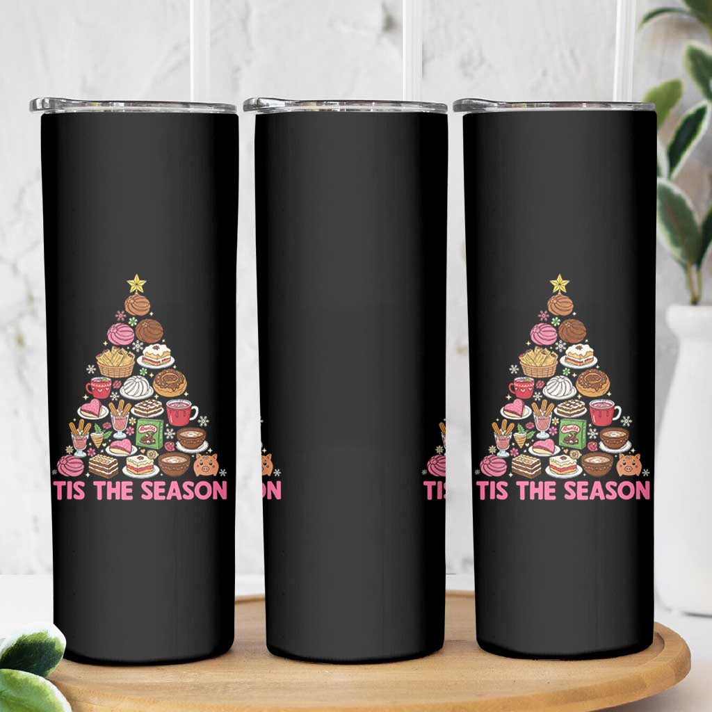 Tis The Season Mexican Christmas Skinny Tumbler - Wonder Print Shop