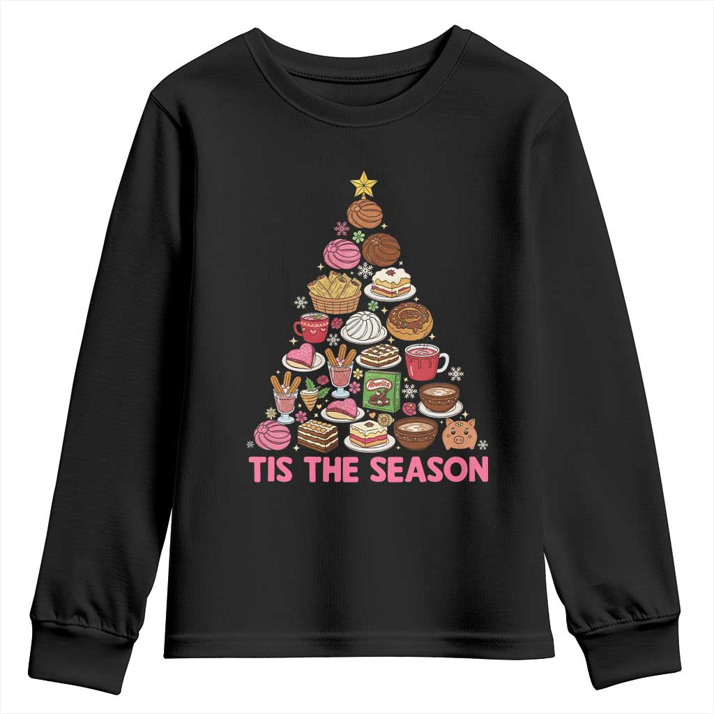 Tis The Season Mexican Christmas Youth Sweatshirt - Wonder Print Shop