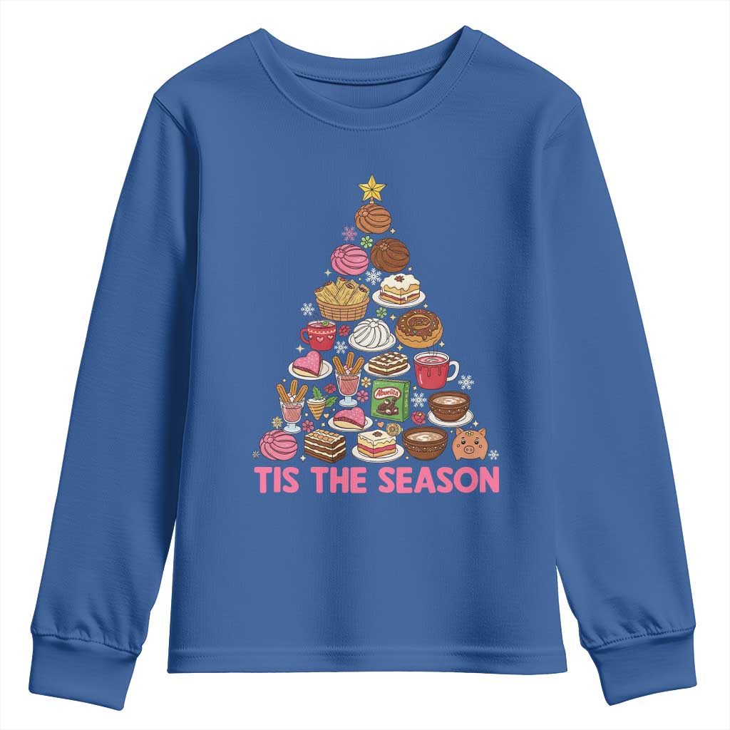 Tis The Season Mexican Christmas Youth Sweatshirt - Wonder Print Shop