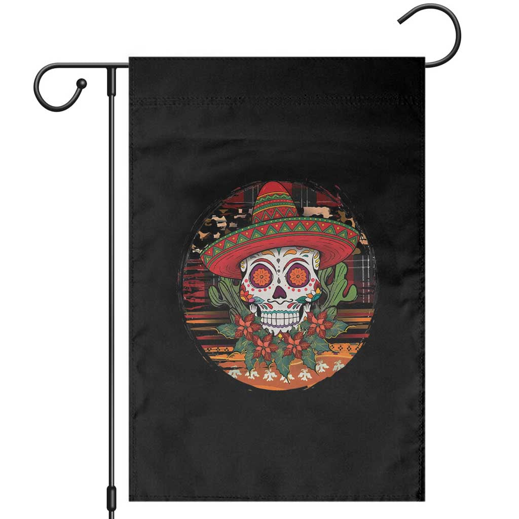 Sugar Skull Mexican Christmas Garden Flag - Wonder Print Shop