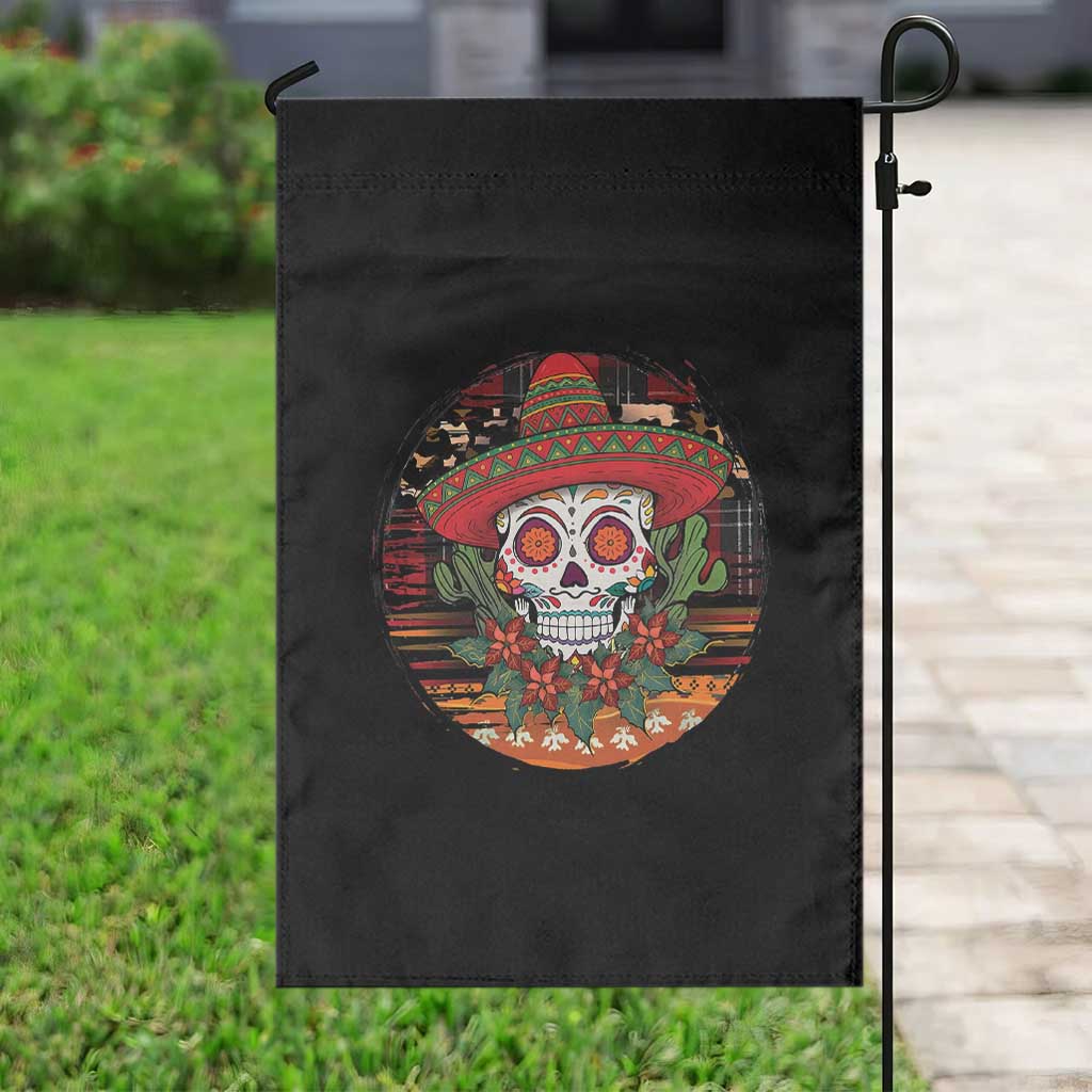 Sugar Skull Mexican Christmas Garden Flag - Wonder Print Shop