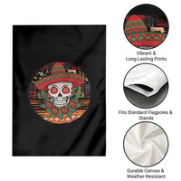 Sugar Skull Mexican Christmas Garden Flag - Wonder Print Shop
