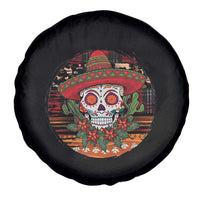 Sugar Skull Mexican Christmas Spare Tire Cover - Wonder Print Shop