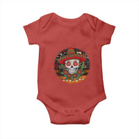 Sugar Skull Mexican Christmas Baby Onesie - Wonder Print Shop