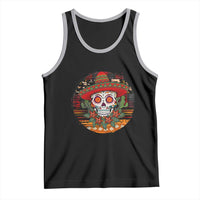 Sugar Skull Mexican Christmas Tank Top - Wonder Print Shop