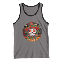Sugar Skull Mexican Christmas Tank Top - Wonder Print Shop