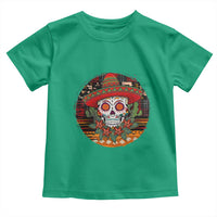 Sugar Skull Mexican Christmas Toddler T Shirt - Wonder Print Shop