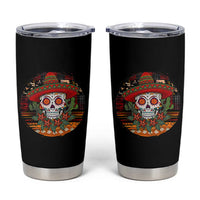 Sugar Skull Mexican Christmas Tumbler Cup - Wonder Print Shop