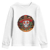 Sugar Skull Mexican Christmas Youth Sweatshirt - Wonder Print Shop