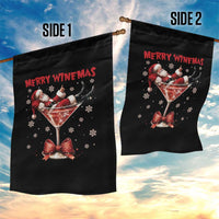 Funny Christmas Wine Garden Flag Santa Feeling Xmas - Wonder Print Shop