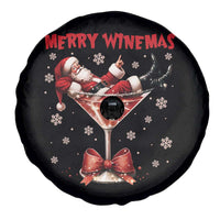 Funny Christmas Wine Spare Tire Cover Santa Feeling Xmas - Wonder Print Shop