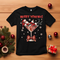 Funny Christmas Wine T Shirt Santa Feeling Xmas - Wonder Print Shop