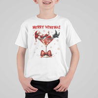Funny Christmas Wine T Shirt For Kid Santa Feeling Xmas - Wonder Print Shop