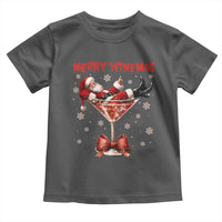 Funny Christmas Wine Toddler T Shirt Santa Feeling Xmas - Wonder Print Shop