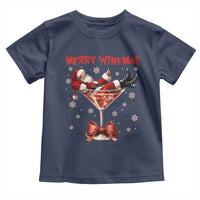 Funny Christmas Wine Toddler T Shirt Santa Feeling Xmas - Wonder Print Shop