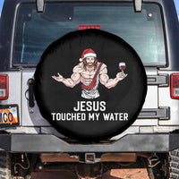 Funny Christmas Wine Spare Tire Cover Jesus Drank Wine - Wonder Print Shop