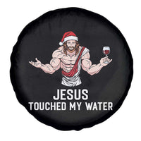 Funny Christmas Wine Spare Tire Cover Jesus Drank Wine - Wonder Print Shop