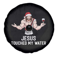 Funny Christmas Wine Spare Tire Cover Jesus Drank Wine - Wonder Print Shop