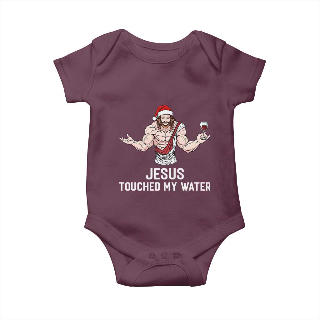 Funny Christmas Wine Baby Onesie Jesus Drank Wine - Wonder Print Shop