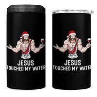 Funny Christmas Wine 4 in 1 Can Cooler Tumbler Jesus Drank Wine - Wonder Print Shop