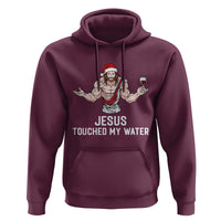 Funny Christmas Wine Hoodie Jesus Drank Wine - Wonder Print Shop