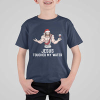 Funny Christmas Wine T Shirt For Kid Jesus Drank Wine - Wonder Print Shop