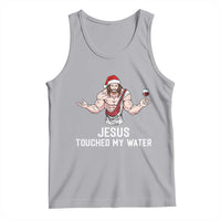 Funny Christmas Wine Tank Top Jesus Drank Wine - Wonder Print Shop