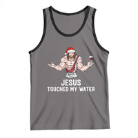 Funny Christmas Wine Tank Top Jesus Drank Wine - Wonder Print Shop