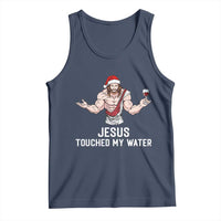 Funny Christmas Wine Tank Top Jesus Drank Wine - Wonder Print Shop