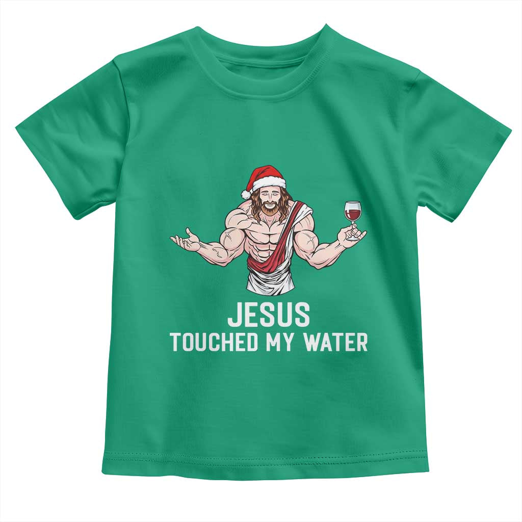 Funny Christmas Wine Toddler T Shirt Jesus Drank Wine - Wonder Print Shop