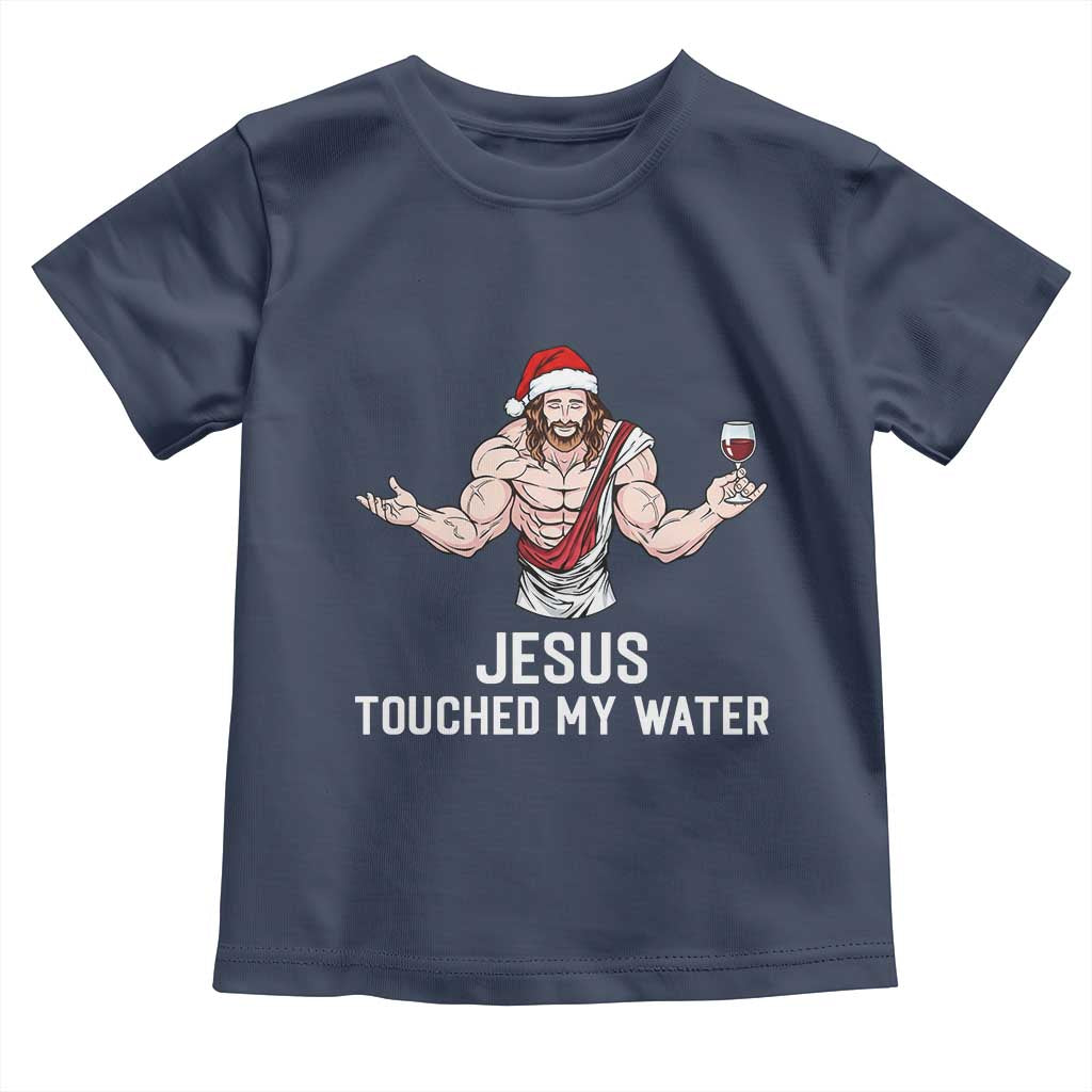 Funny Christmas Wine Toddler T Shirt Jesus Drank Wine - Wonder Print Shop