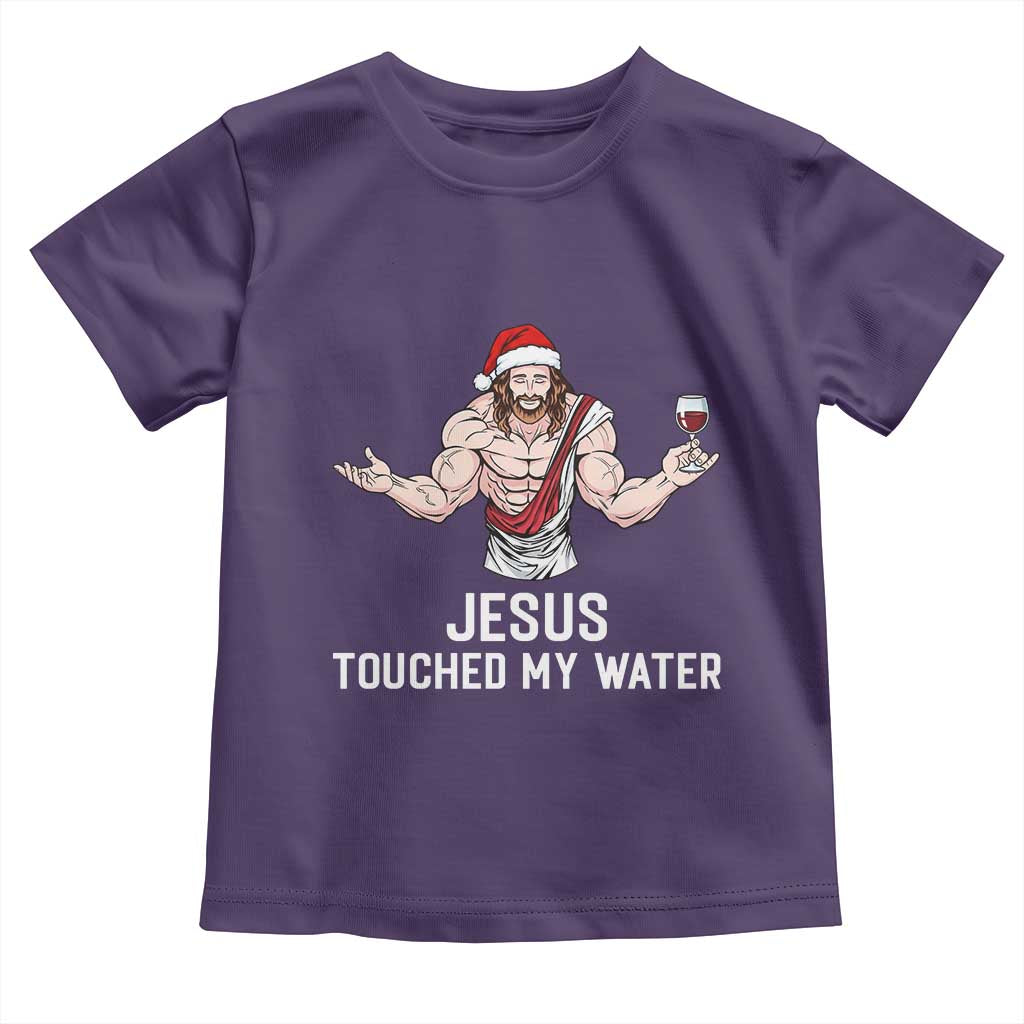 Funny Christmas Wine Toddler T Shirt Jesus Drank Wine - Wonder Print Shop