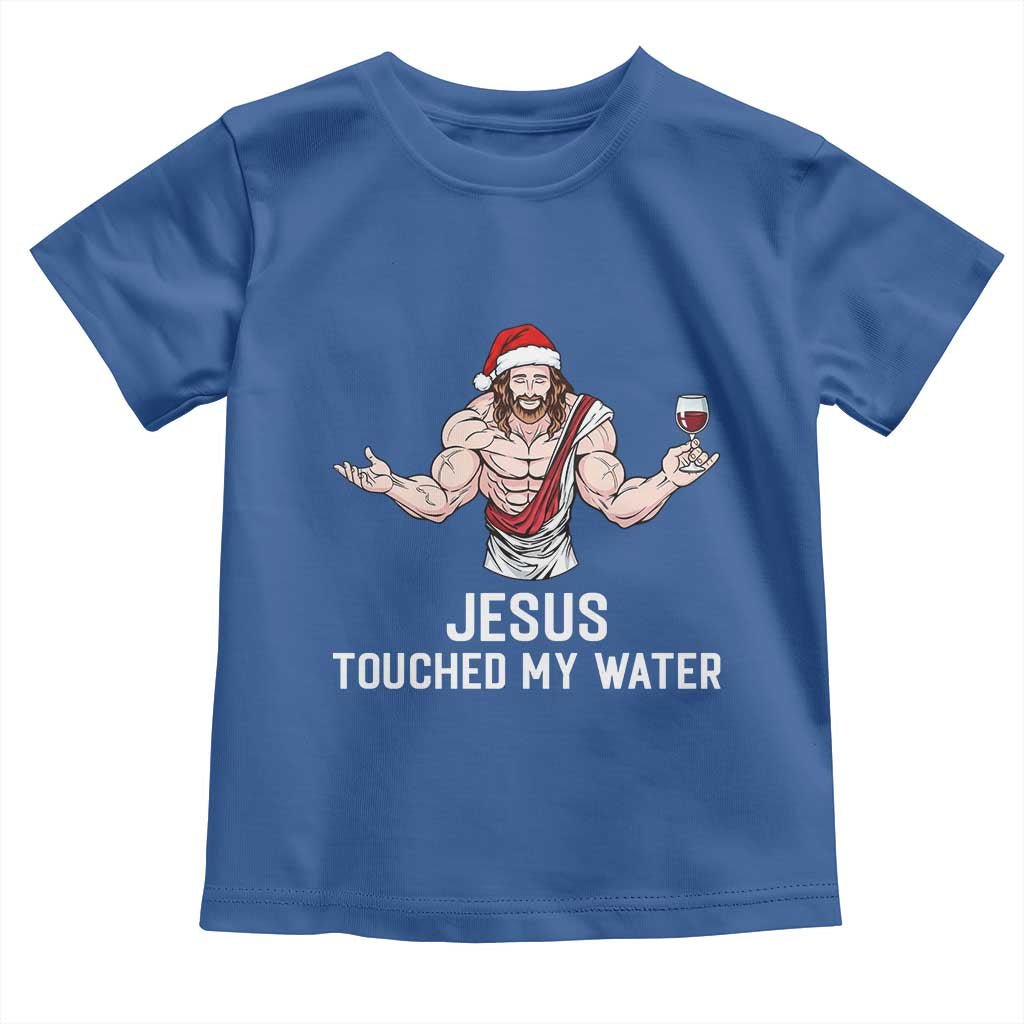 Funny Christmas Wine Toddler T Shirt Jesus Drank Wine - Wonder Print Shop