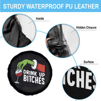 Funny Christmas Wine Spare Tire Cover Drink Up Bitches - Wonder Print Shop