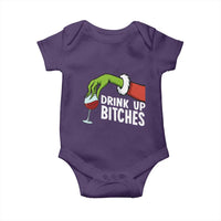 Funny Christmas Wine Baby Onesie Drink Up Bitches - Wonder Print Shop